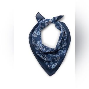 Time and Tru Navy Floral Scarf